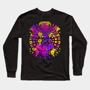 Skull Maya Long Sleeve T-Shirt